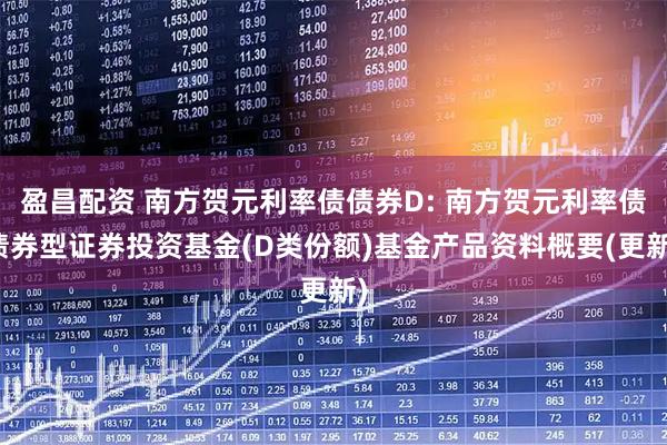 盈昌配资 南方贺元利率债债券D: 南方贺元利率债债券型证券投资基金(D类份额)基金产品资料概要(更新)